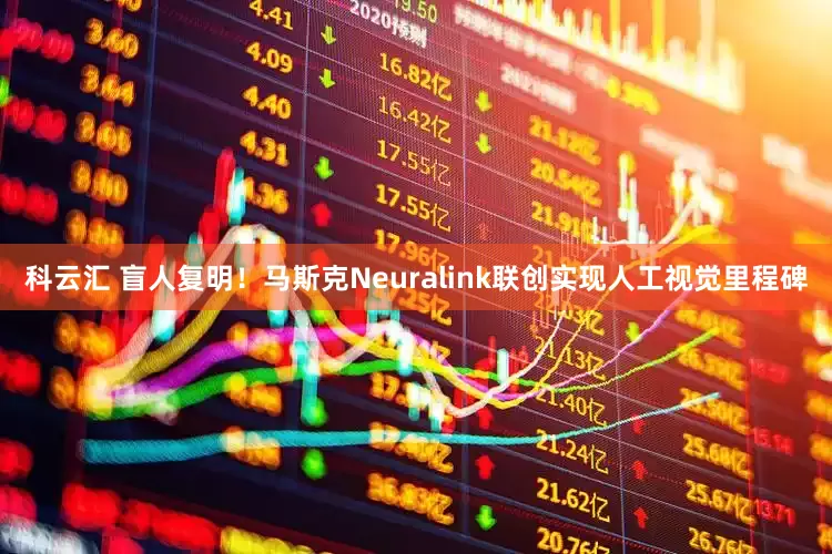 科云汇 盲人复明！马斯克Neuralink联创实现人工视觉里程碑